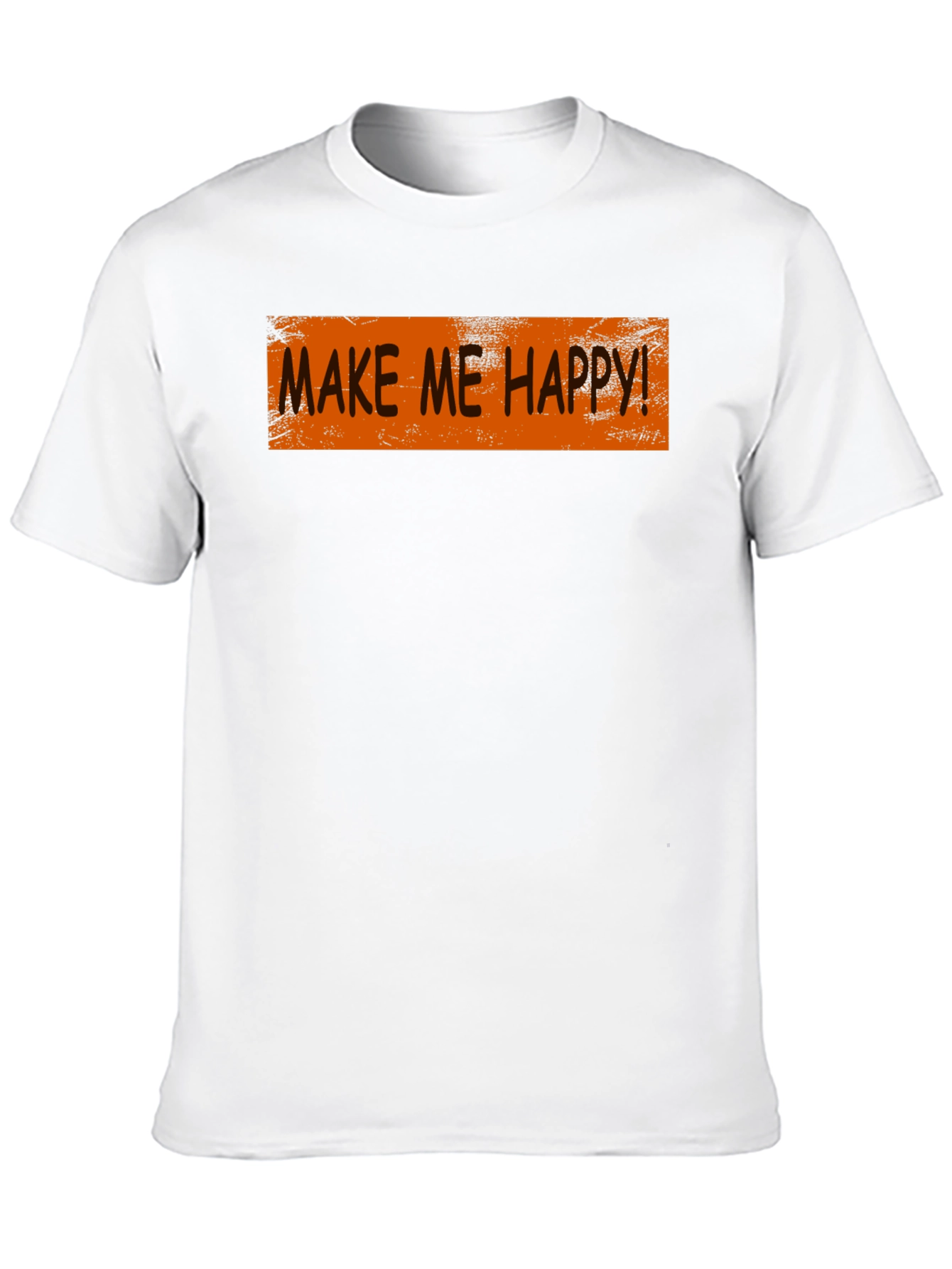 Make Me Happy Graphic Tee - Trendy Casual Style