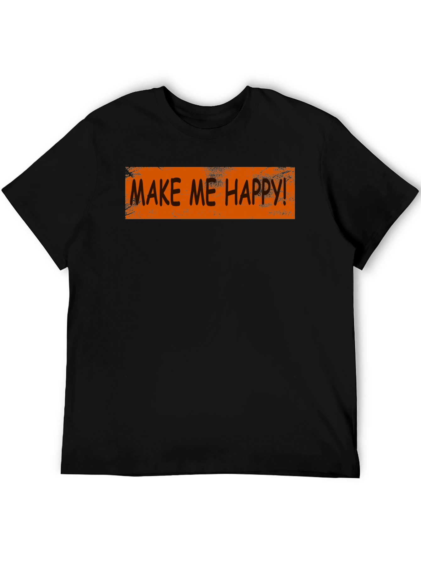 Make Me Happy Graphic Tee - Trendy Casual Style