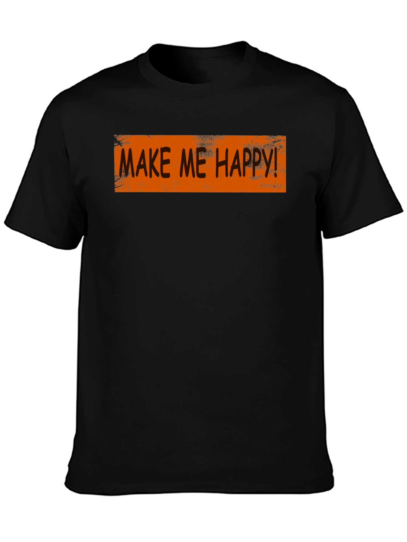 Make Me Happy Graphic Tee - Trendy Casual Style