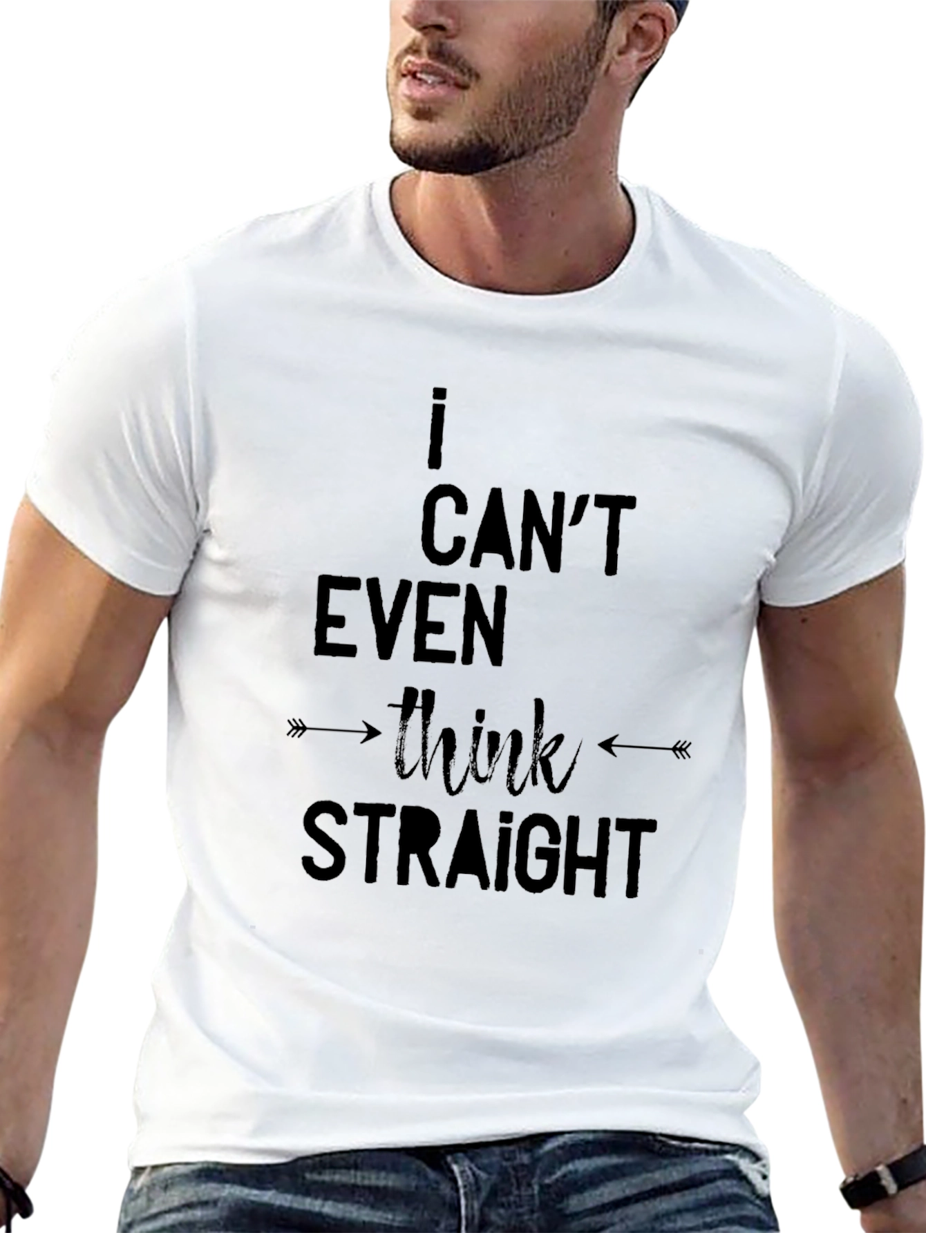 I Cant Even Think Straight - Black T-Shirt