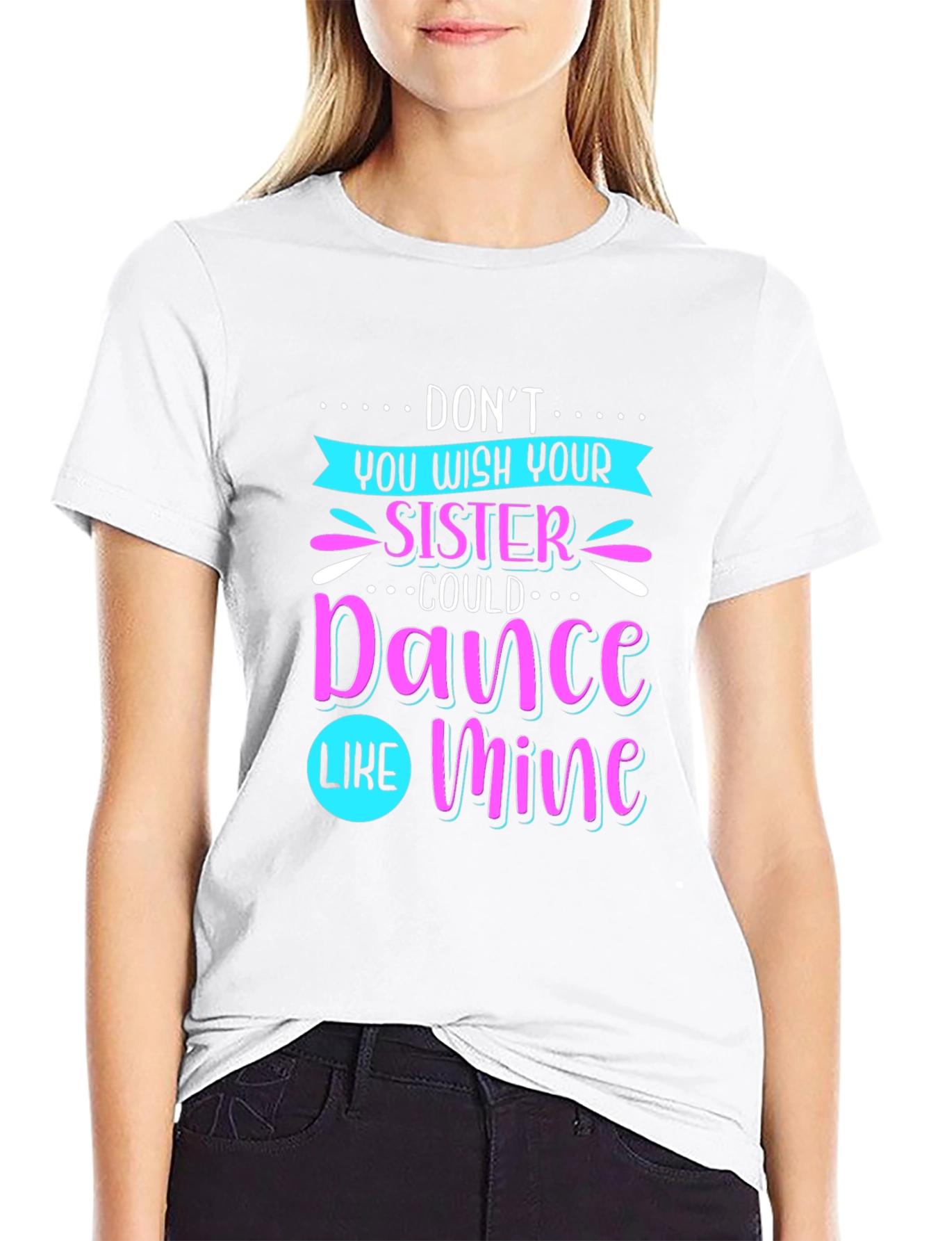 Dance Sister Graphic Tee - Black T-Shirt
