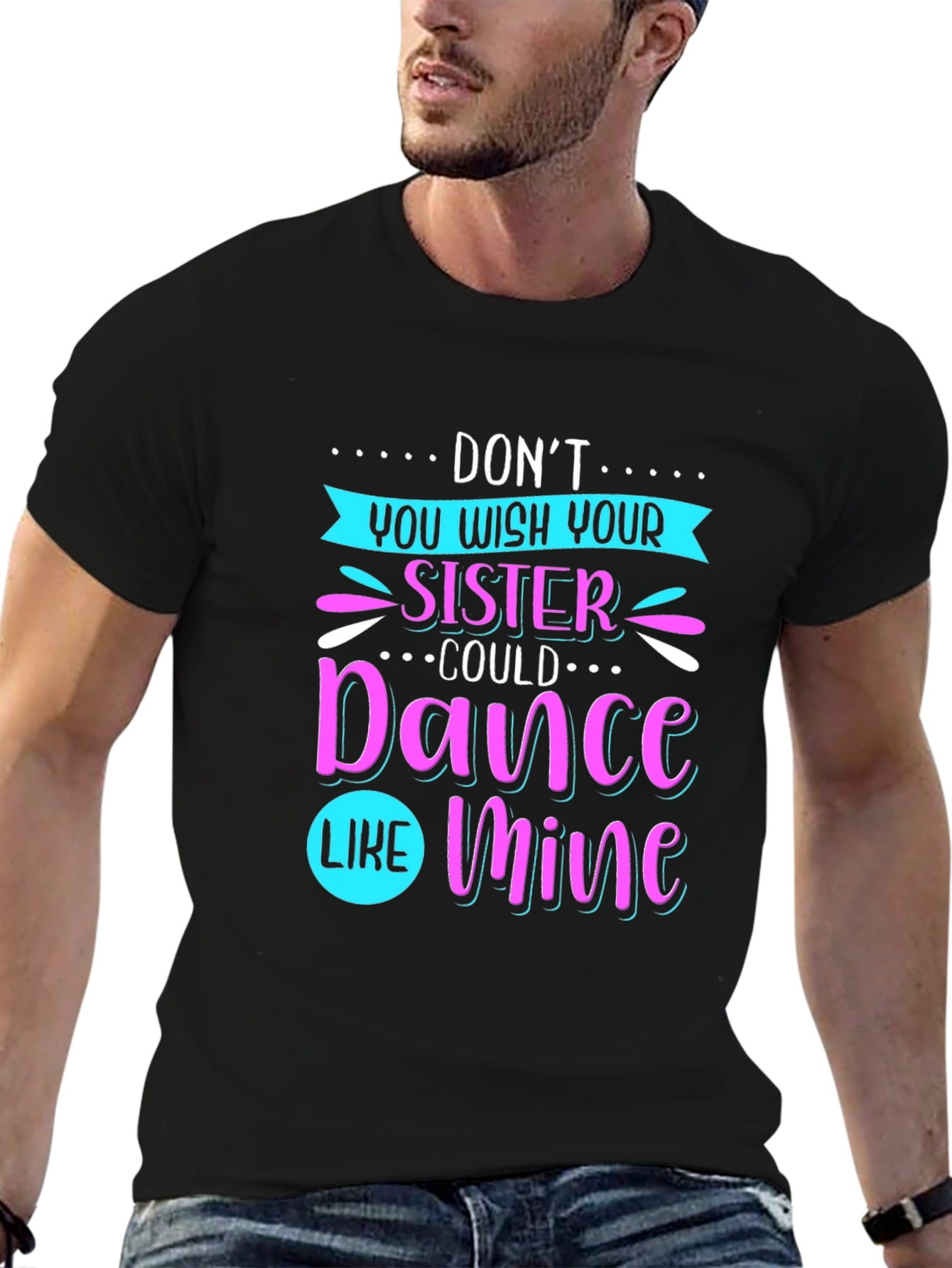 Dance Sister Graphic Tee - Black T-Shirt