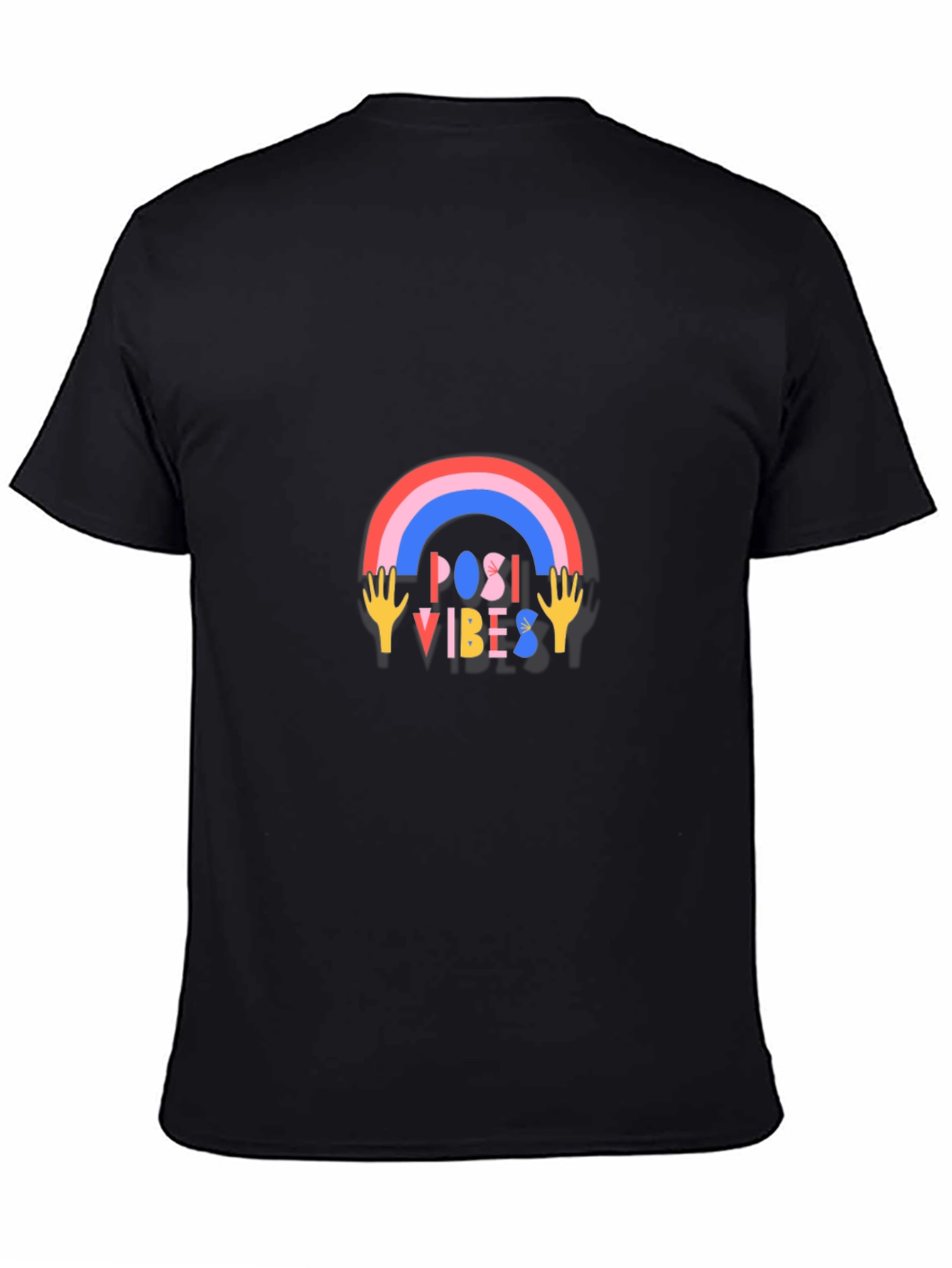 Positive Vibes Graphic Tee - Trendy Casual Wear