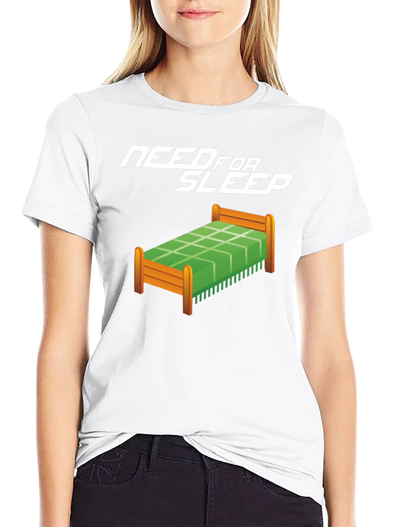 Need for Sleep Black Graphic Tee