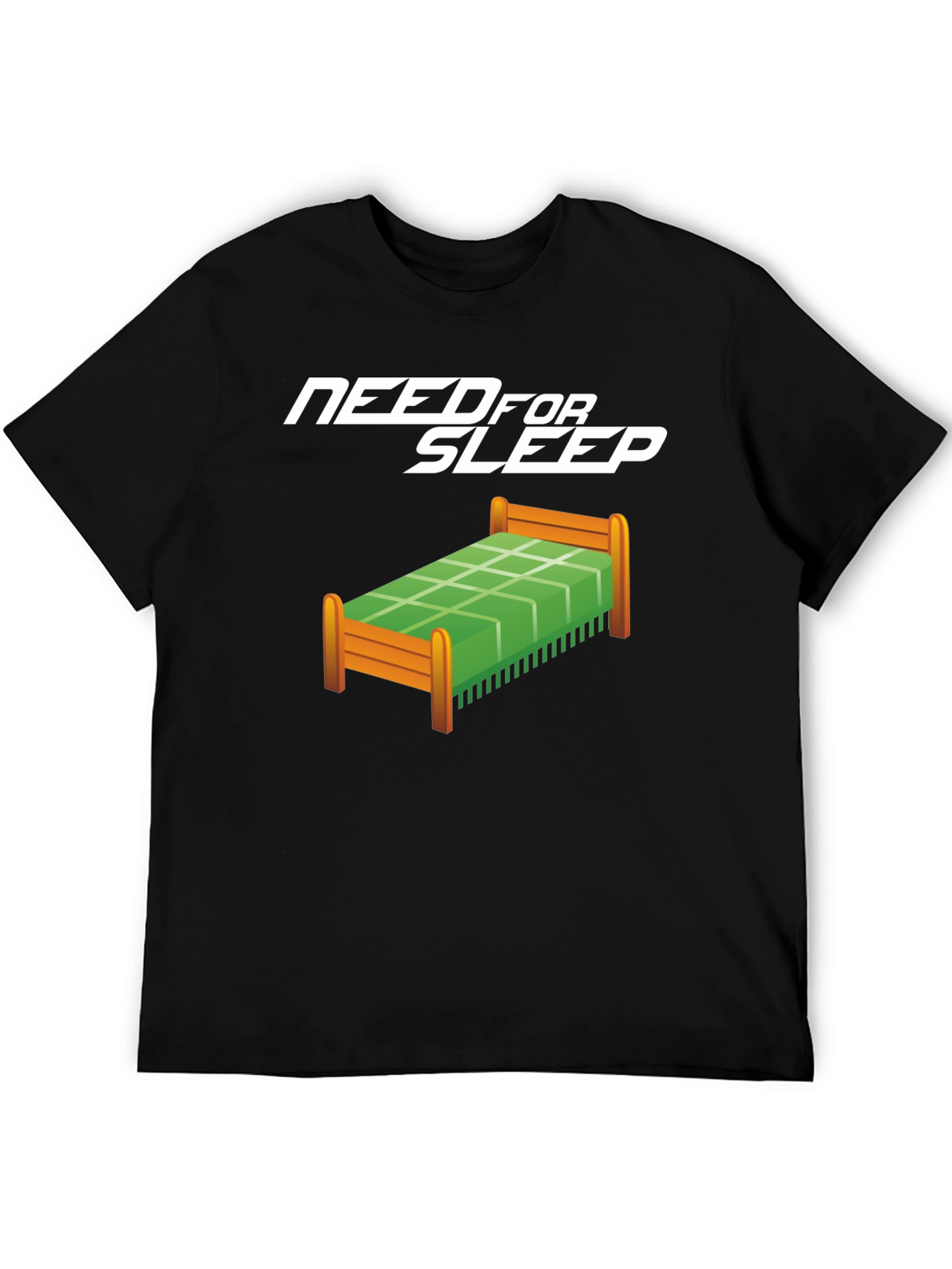 Need for Sleep Black Graphic Tee