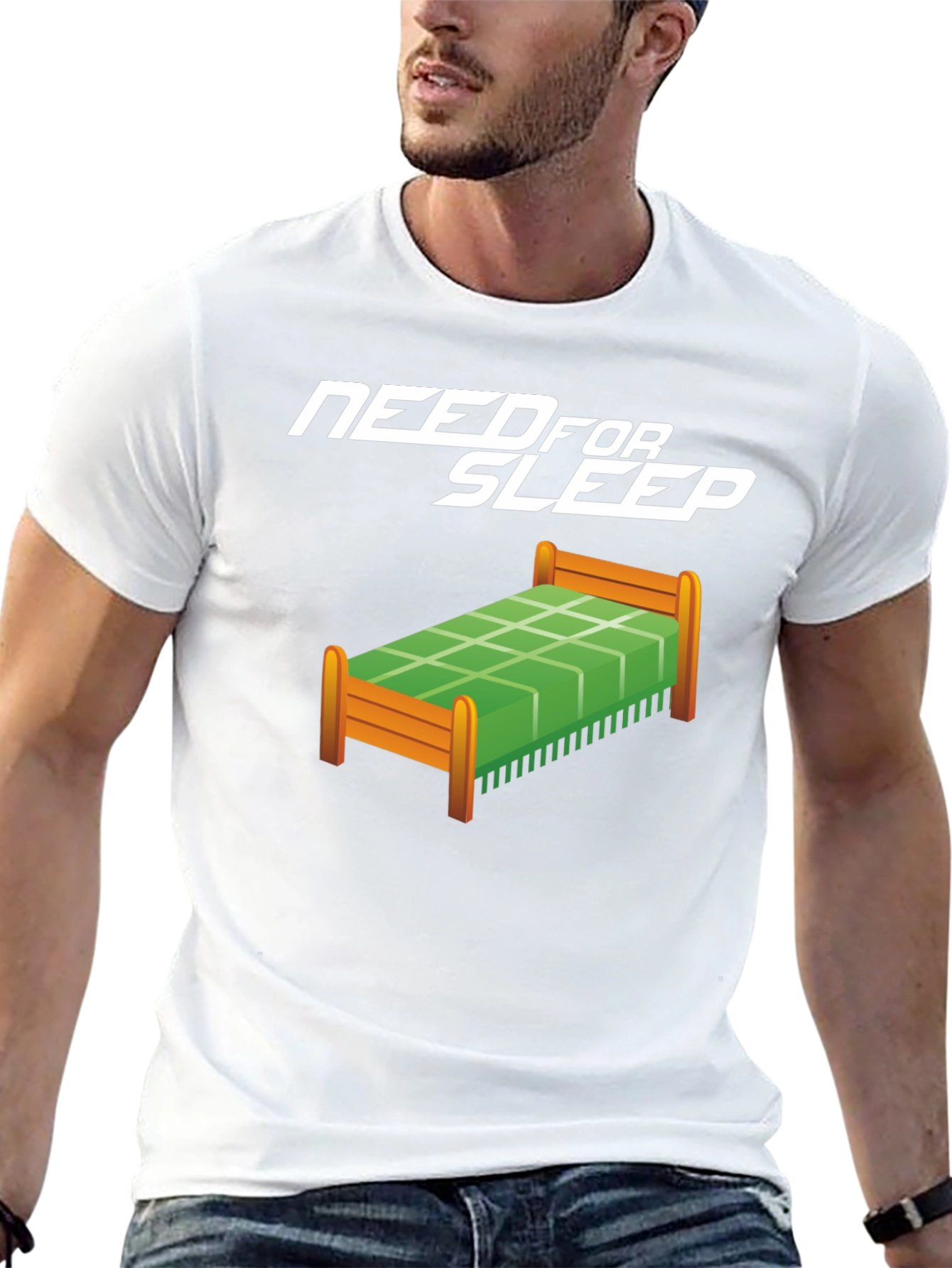Need for Sleep Black Graphic Tee