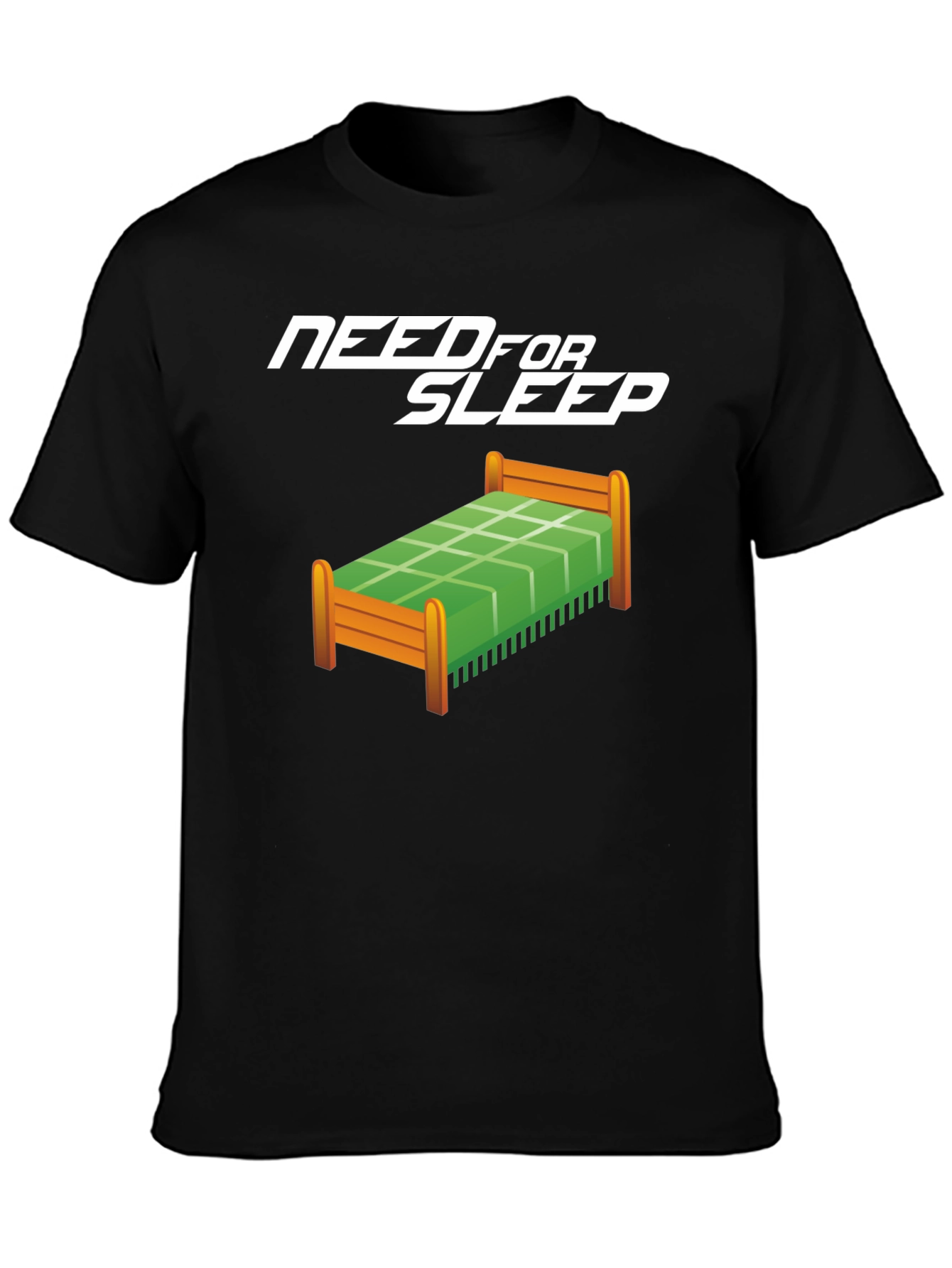 Need for Sleep Black Graphic Tee