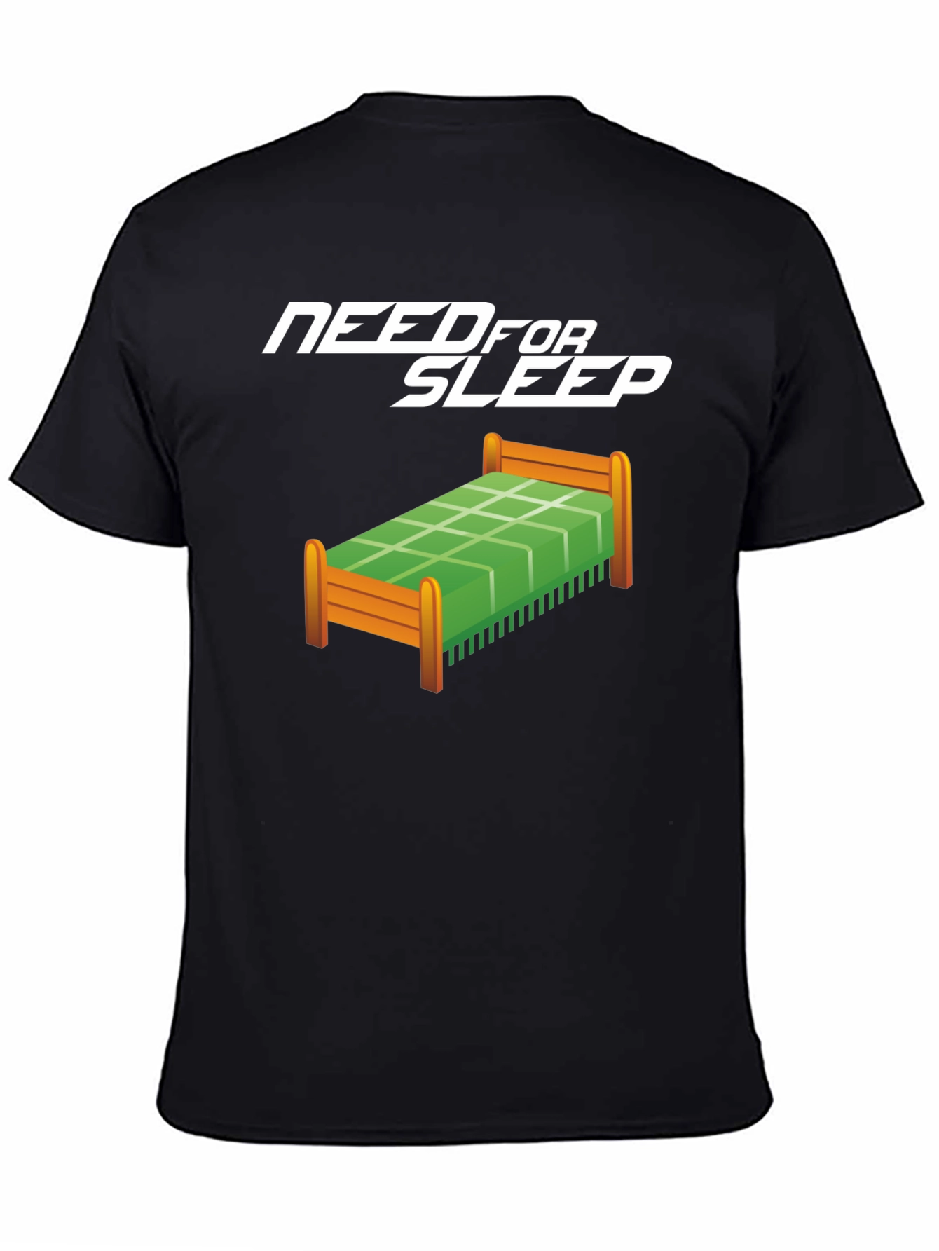 Need for Sleep Black Graphic Tee