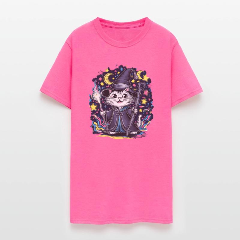 Charming Wizard Cat Casting Magic