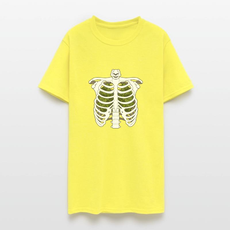 CHEST X-RAY WEED LUNG FUNNY DESIGN