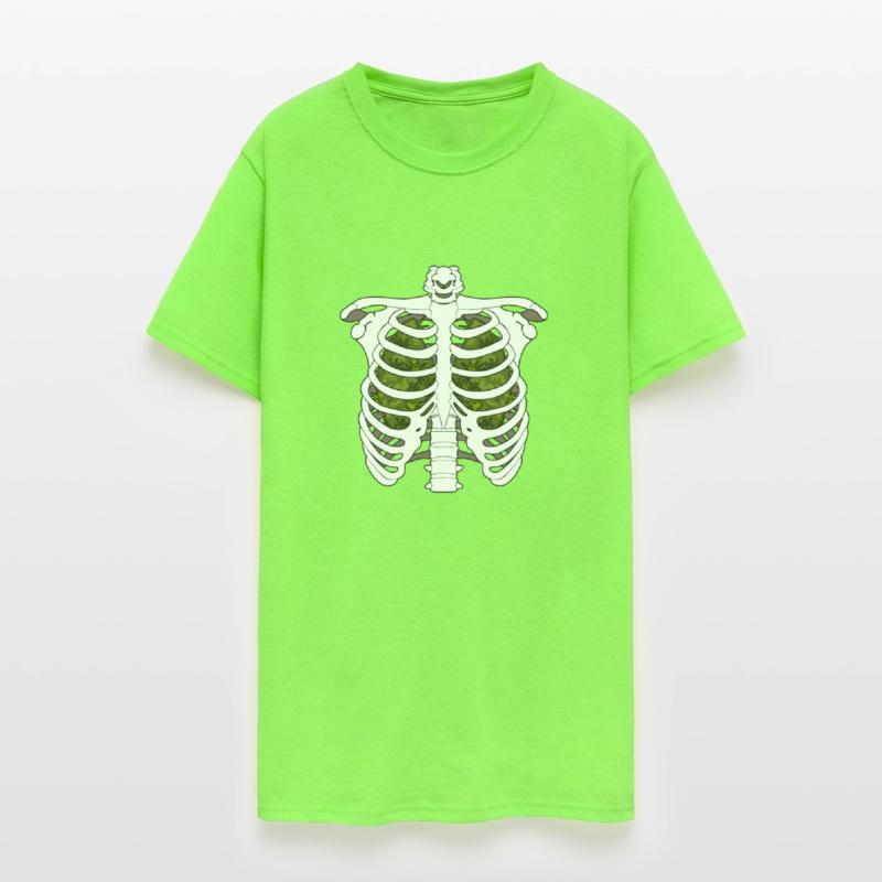 CHEST X-RAY WEED LUNG FUNNY DESIGN