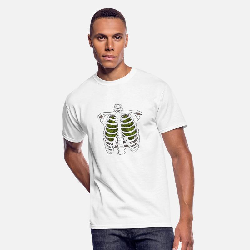CHEST X-RAY WEED LUNG FUNNY DESIGN