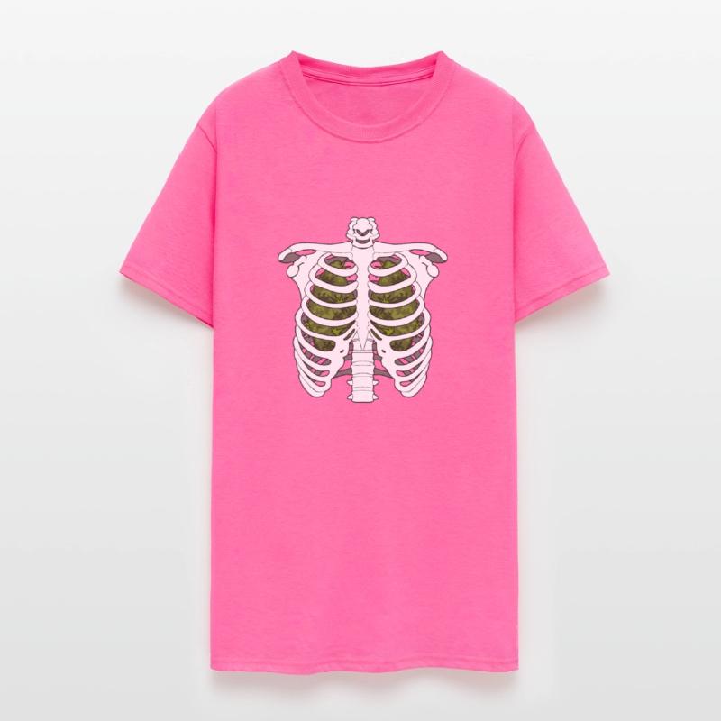 CHEST X-RAY WEED LUNG FUNNY DESIGN