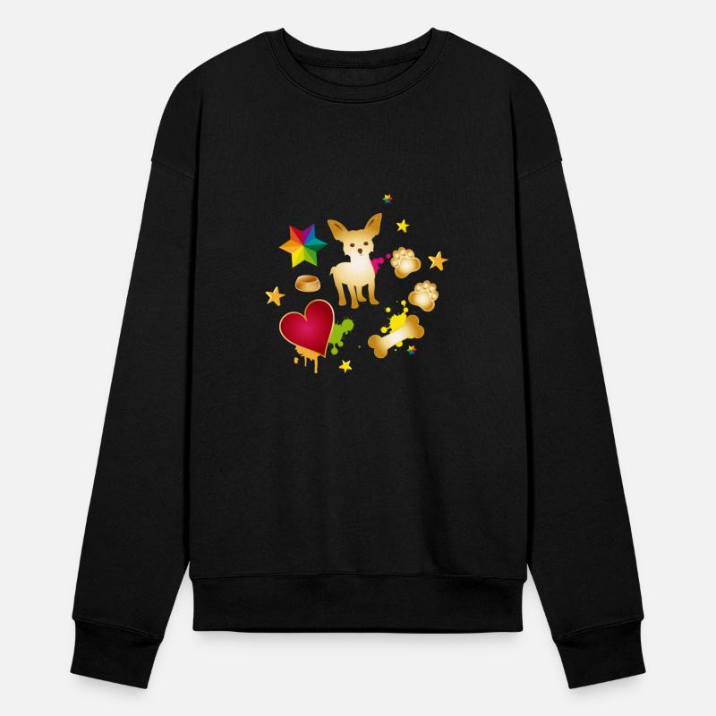 Chihuahua with colorful dog accessories