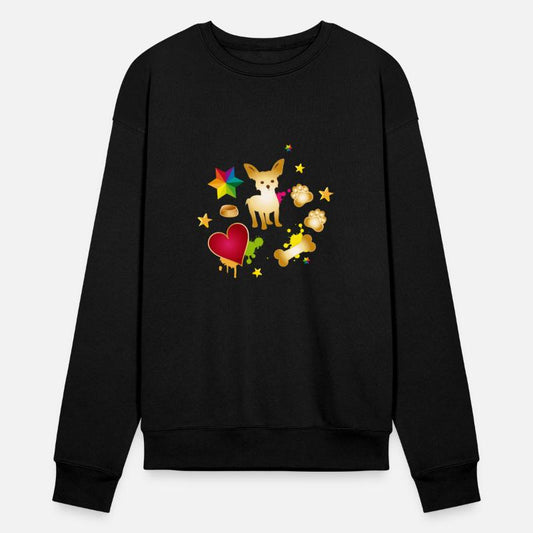 Chihuahua with colorful dog accessories