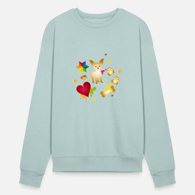 Chihuahua with colorful dog accessories