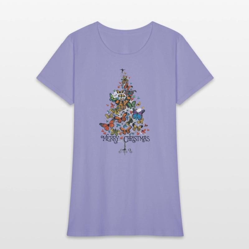 Christmas Butterflies Tree