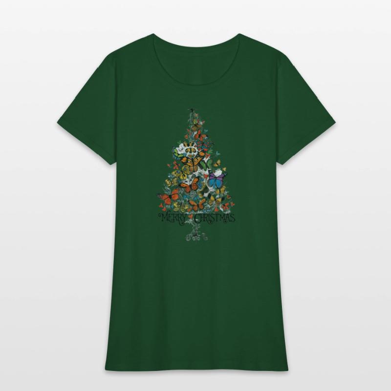 Christmas Butterflies Tree