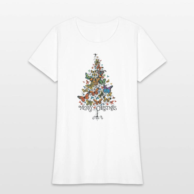 Christmas Butterflies Tree