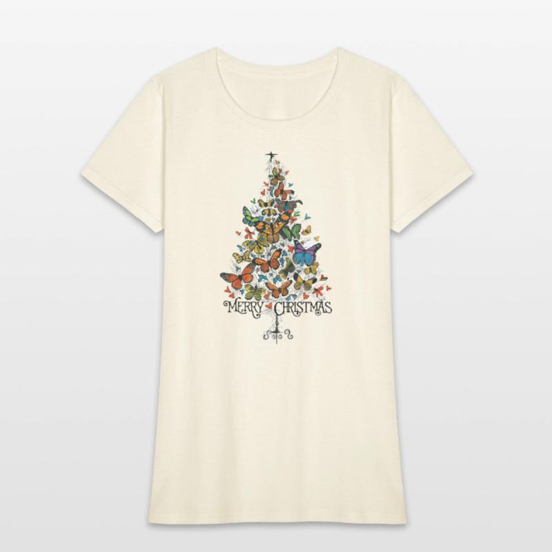 Christmas Butterflies Tree