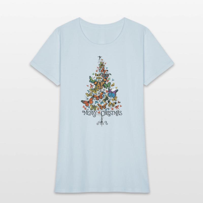 Christmas Butterflies Tree