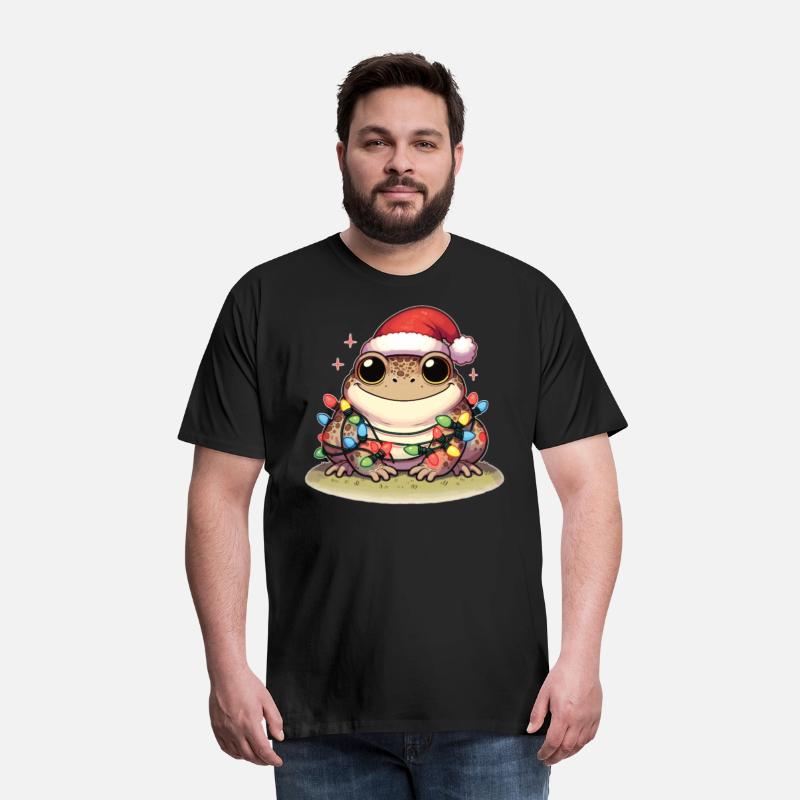 Christmas Hat Christmas Fairy Lights Toad