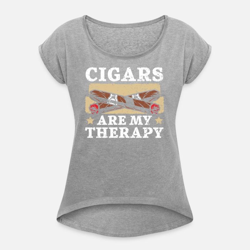 Cigars Are My Therapy Tobacco Cigarette Smoker