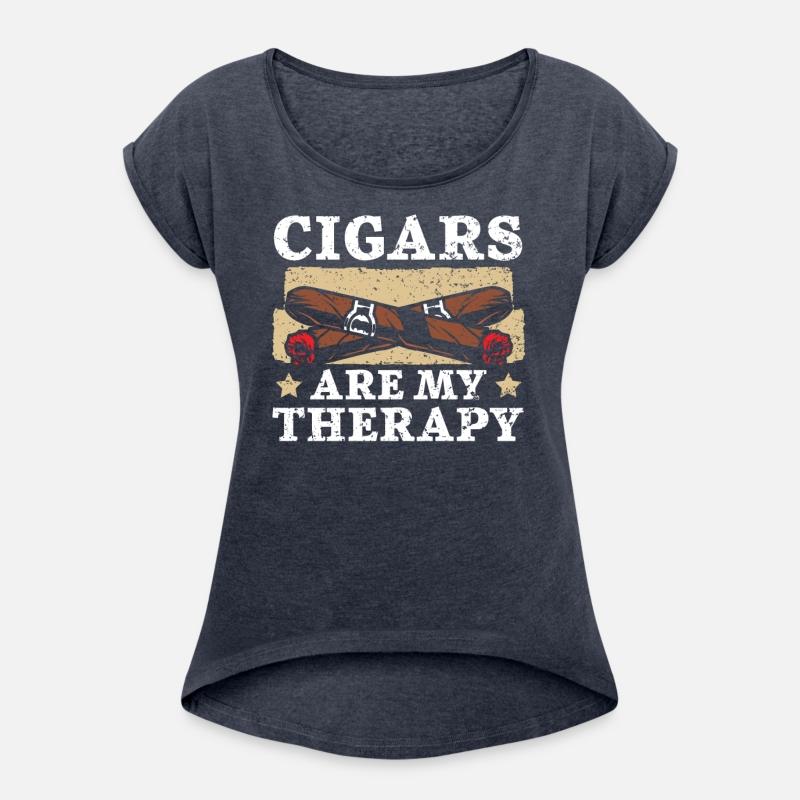 Cigars Are My Therapy Tobacco Cigarette Smoker