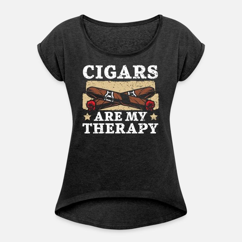 Cigars Are My Therapy Tobacco Cigarette Smoker