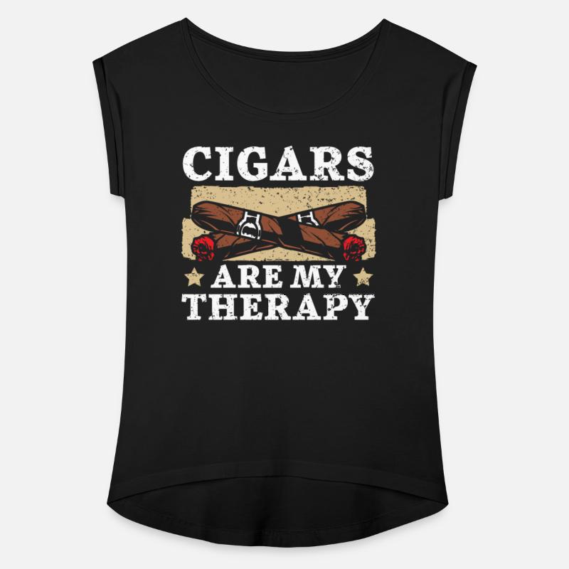Cigars Are My Therapy Tobacco Cigarette Smoker
