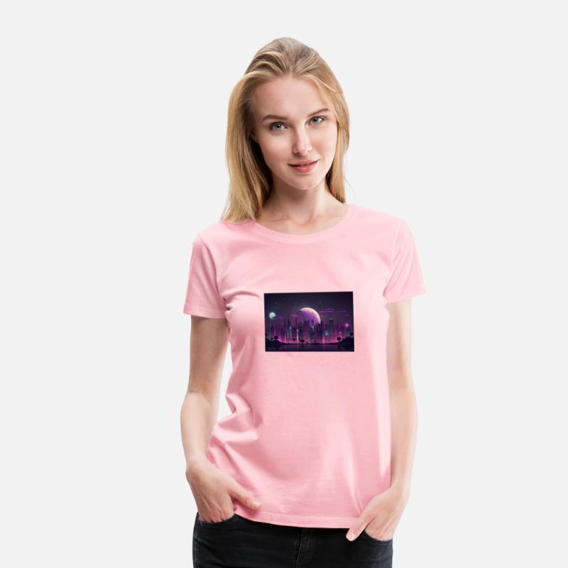 City skyline at night