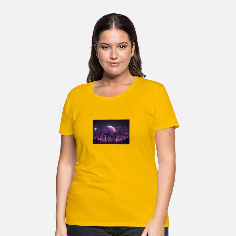 City skyline at night