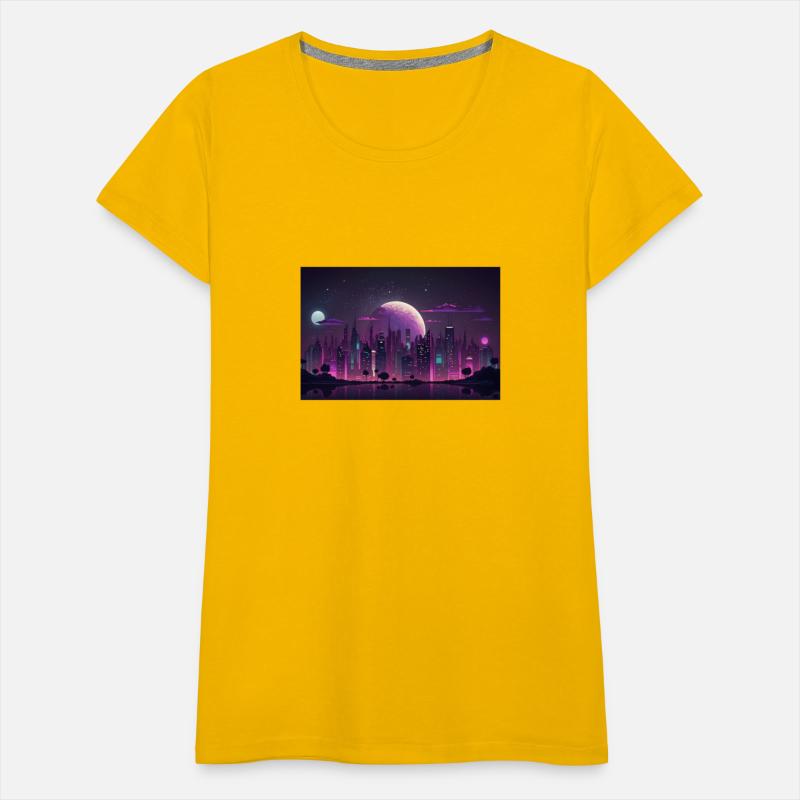 City skyline at night