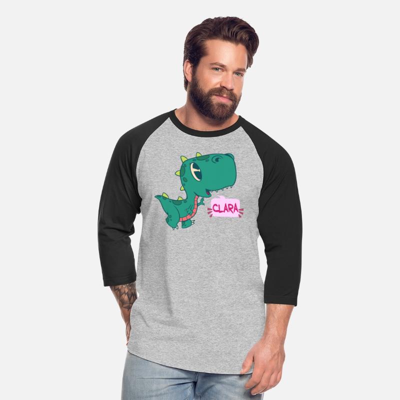 CLARA - Lovely girl name with cute dinosaur