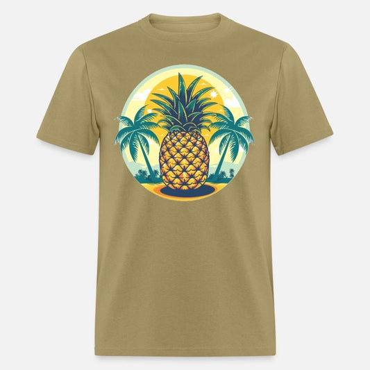 Classic Pineapple and Palm Trees