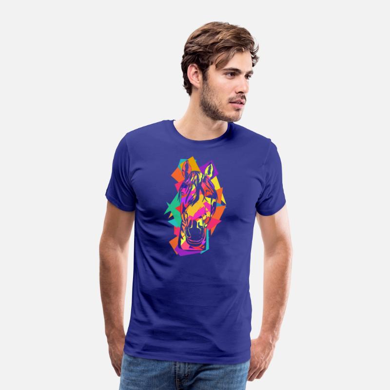 Colorful Horse Wpap Art Geometric Pop Art