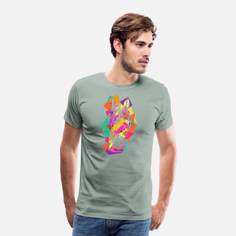 Colorful Horse Wpap Art Geometric Pop Art