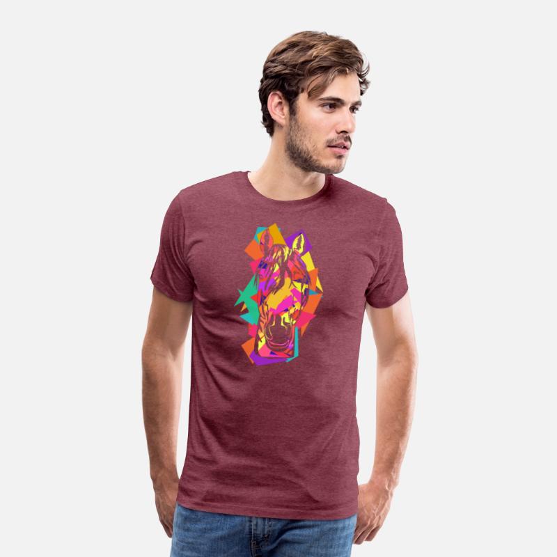Colorful Horse Wpap Art Geometric Pop Art