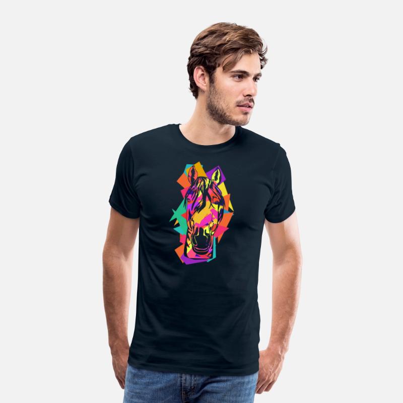 Colorful Horse Wpap Art Geometric Pop Art