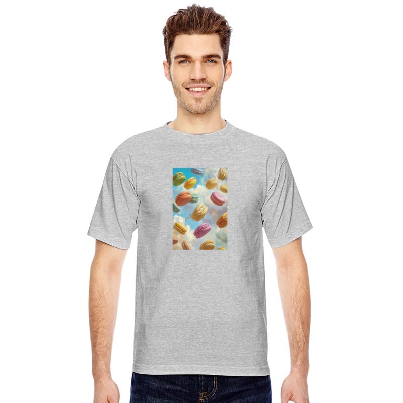 Colorful Macarons in the Sky