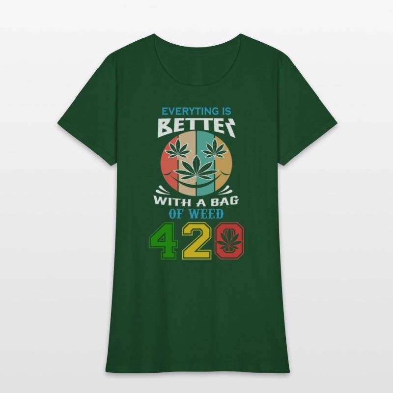 Comic 420 Better Herb Weed Marijuana Design