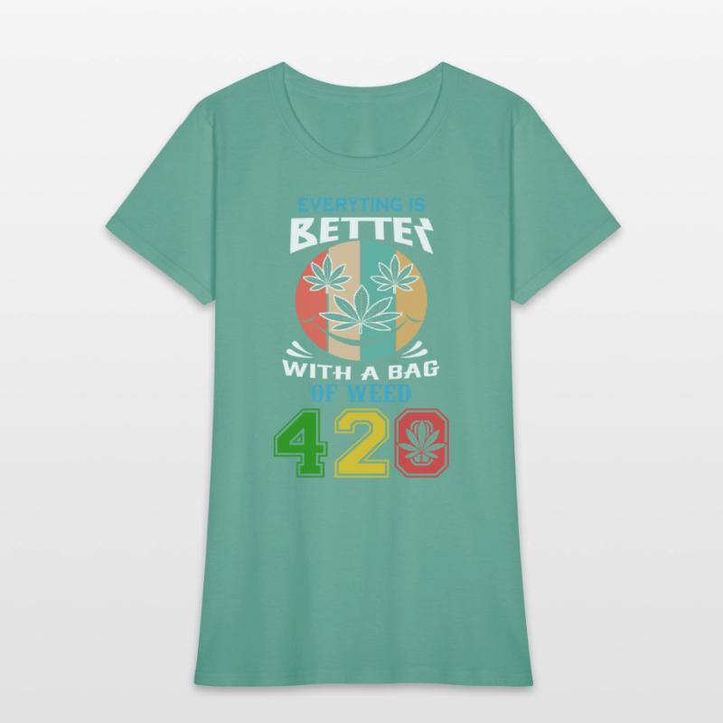 Comic 420 Better Herb Weed Marijuana Design