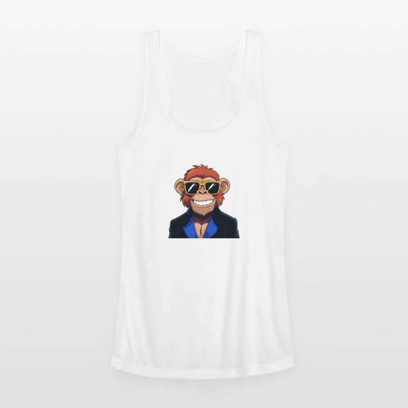 Cool Anthropomorphic Chimpanzee in Sunglasses