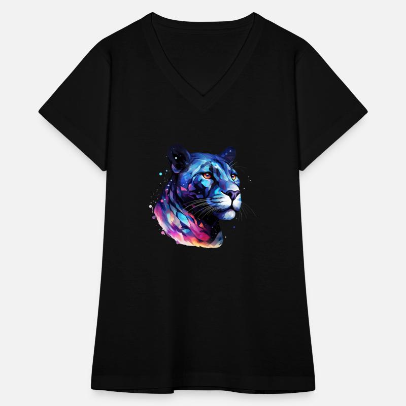 Cool Colorful Galaxy Panther