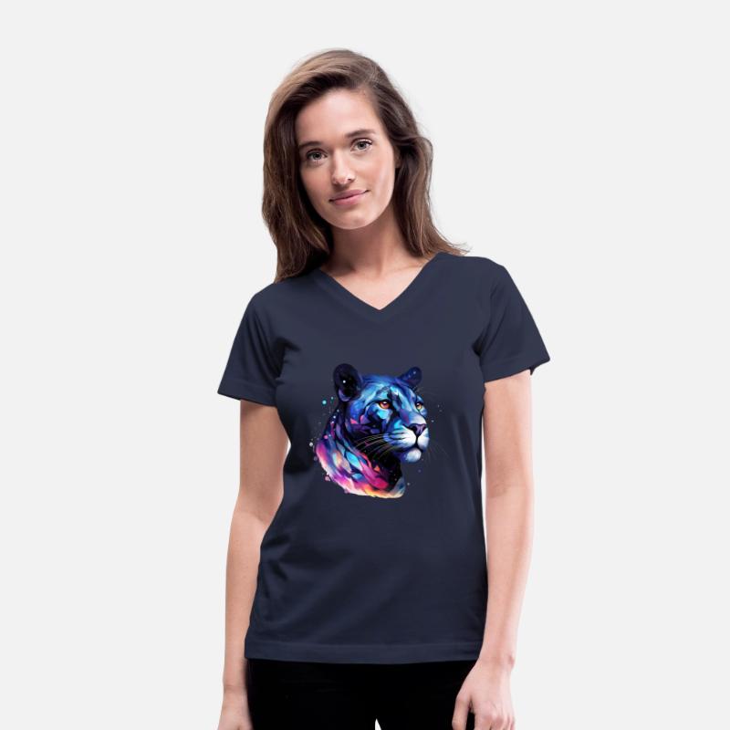 Cool Colorful Galaxy Panther