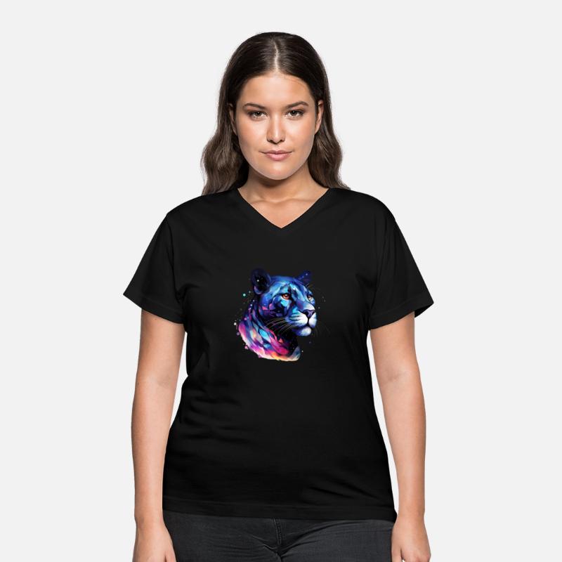 Cool Colorful Galaxy Panther
