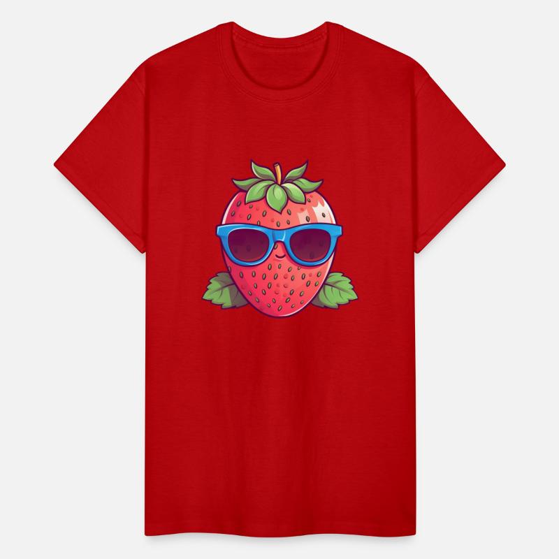 Cool Kawaii Strawberry: Fruity Trendsetter