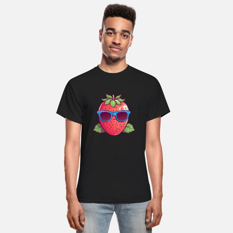 Cool Kawaii Strawberry: Fruity Trendsetter