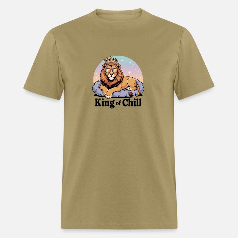 Cool Lion with Crown & Sunglasses Design