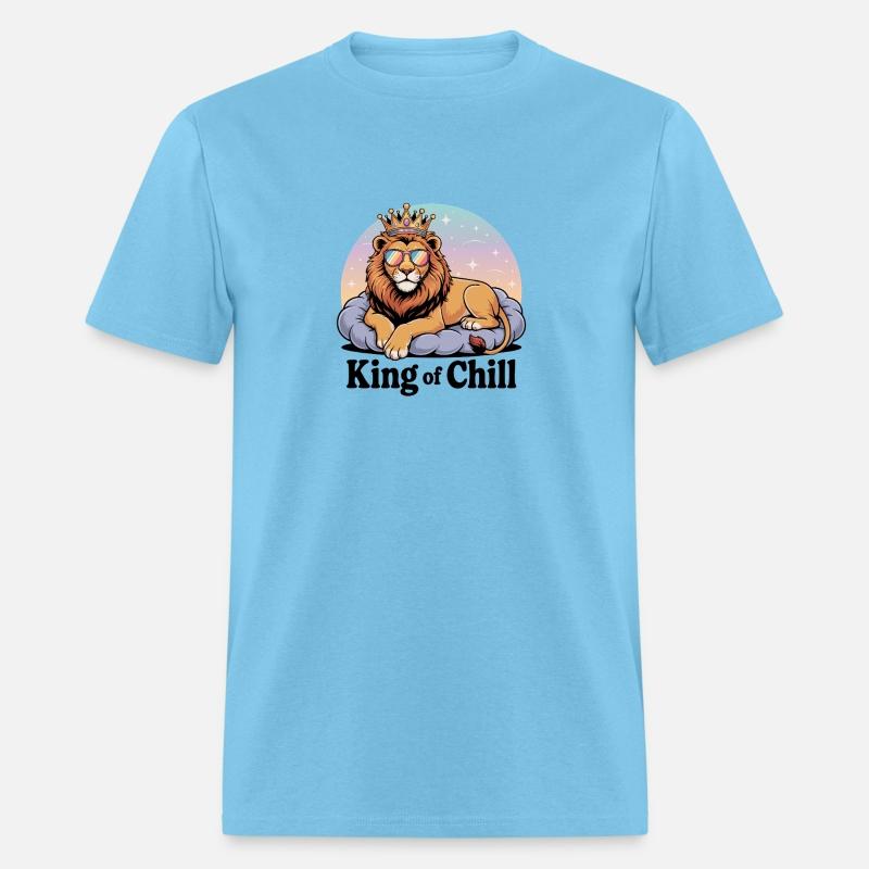 Cool Lion with Crown & Sunglasses Design